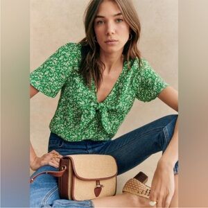 Sezane Eloine Blouse - Size 4 (EU 36)